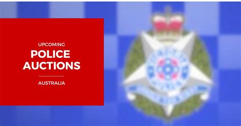 Upcoming Police Auctions in Australia from 22/04/24.